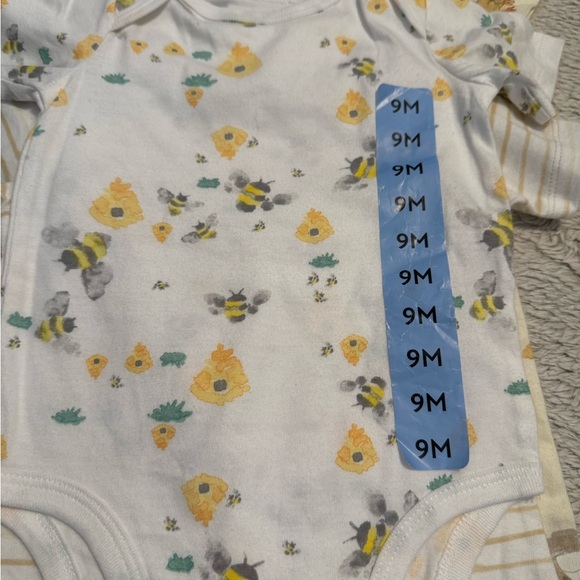 NWT Burts Bees Baby 4 Piece Set Size 9 Months - Picture 3 of 6